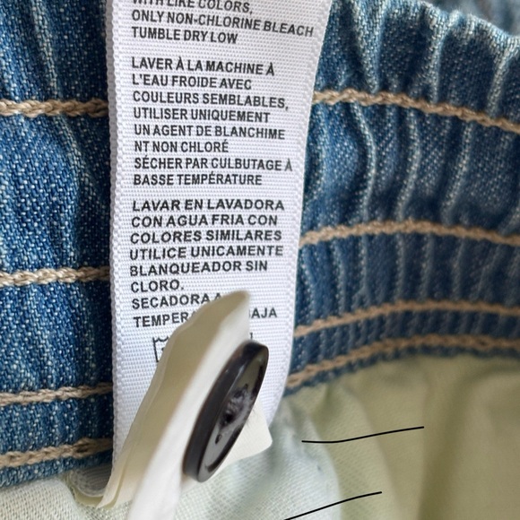 NWT James Perse Denim Cargo Pants XS - Picture 5 of 12